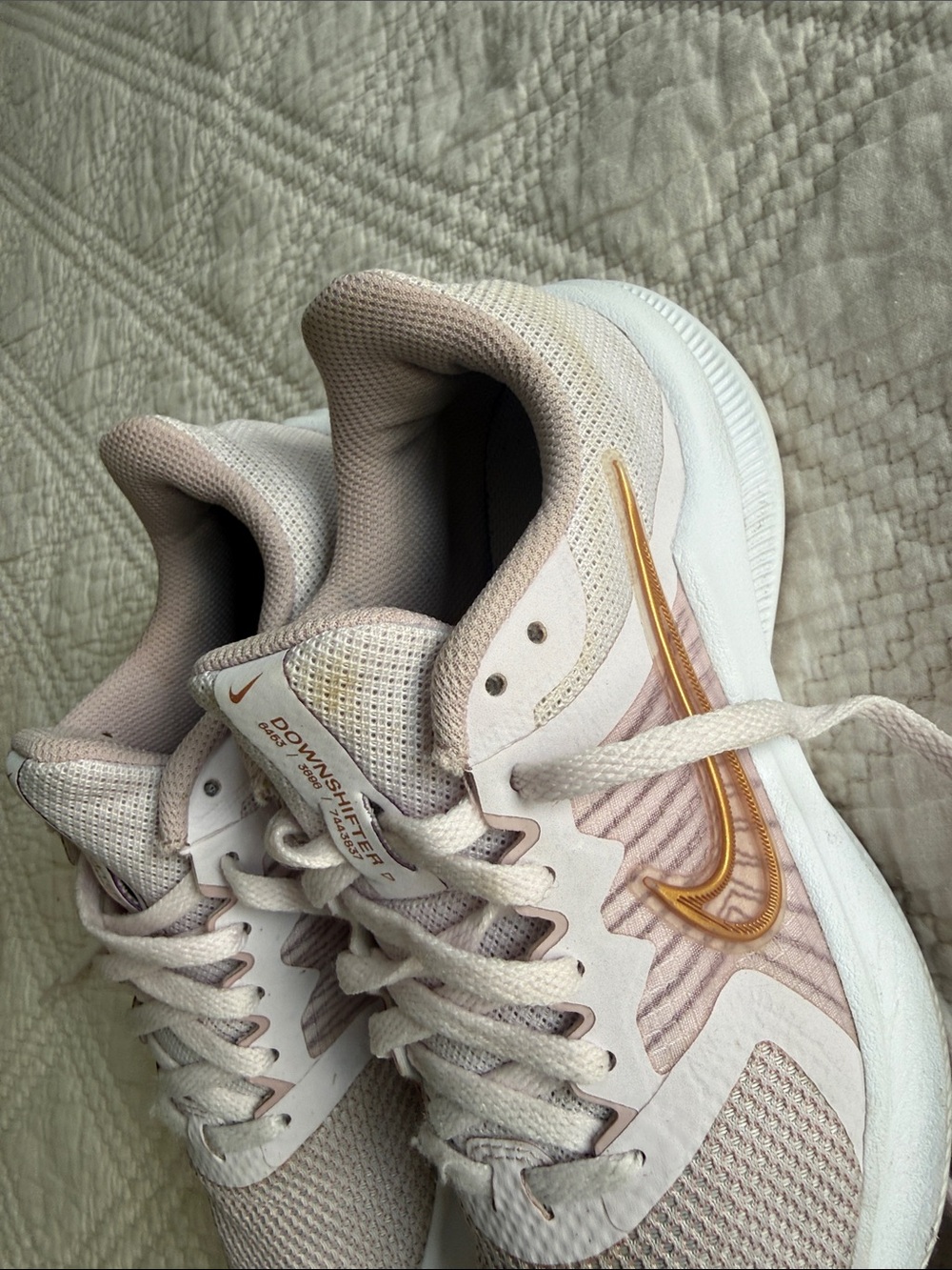 Nike Downshifter 11 Pink Blush Sneakers Mesh Lightweight for Road Running Sz 6.5 - Picture 11 of 14